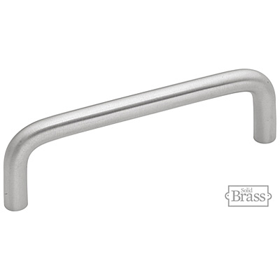 Keeler PW354-26D Wire Pulls Collection Pull 3-1/2 Inch Center to Center Satin Chrome Finish